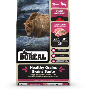068856008700 BOREAL HEALTHY GRAINS LARGE BREED RED MEAT
