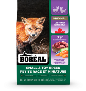 068856009721 BOREAL GF SMALL & TOY BREED LAMB 4LB