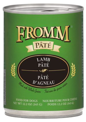 072705118687 FROMM LAMB PATE 12.2OZ DOG CANS