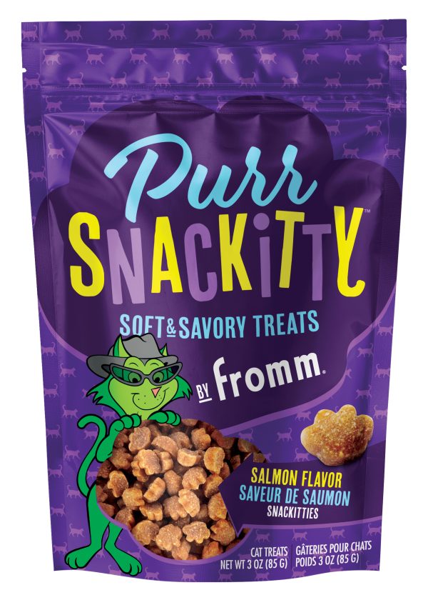 PURRSNACKITTY SALMON TREATS 6/3OZ