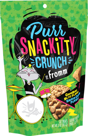 6/3OZ PURRSNACKITTY CRUNCHY CAT TREATS GAMEBIRD