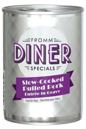 FROMM DINER SPECIALS PULLED PORK ENTREE IN GRAVY 12.5OZ DOG CANS