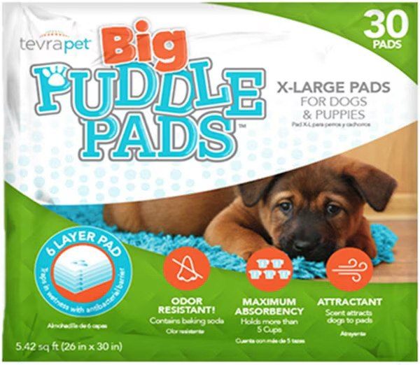 TEVRAPET PUDDLE PADS 30CT XL