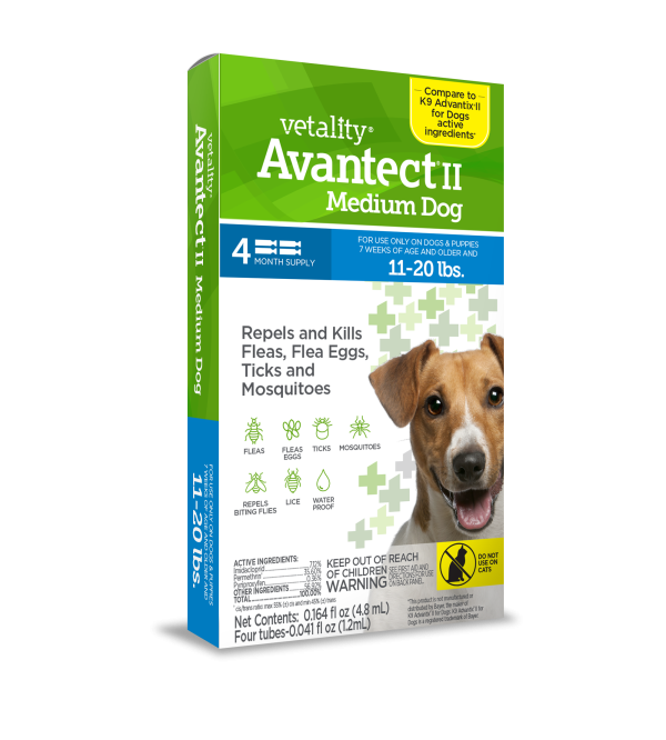 VETALITY AVANTECT II MED DOG