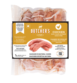 627987481037 BUTCHER'S PUP CHICKEN SAUSAGE 6/1