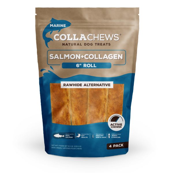 6" COLLA ROLL SALMON 4PK