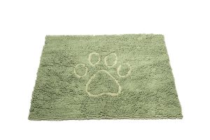 849670004877 DIRTY DOG LARGE MAT SAGE 35X26