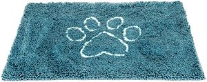 849670008189 DIRTY DOG LARGE MAT PACIFIC BLUE 35X26