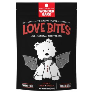 853309004749 WONDER BARK LOVE BITES TREATS 5OZ